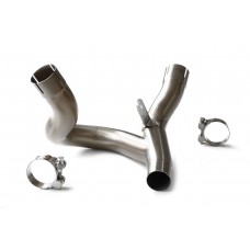 HP CORSE Stainless Exhaust Decat Kit for the Ducati DesertX